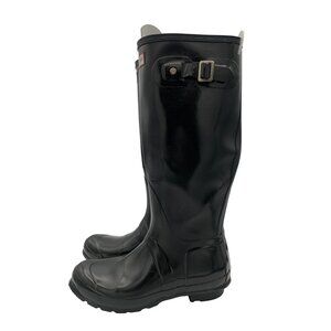 Women’s Hunter Black Rain Boots Size 7